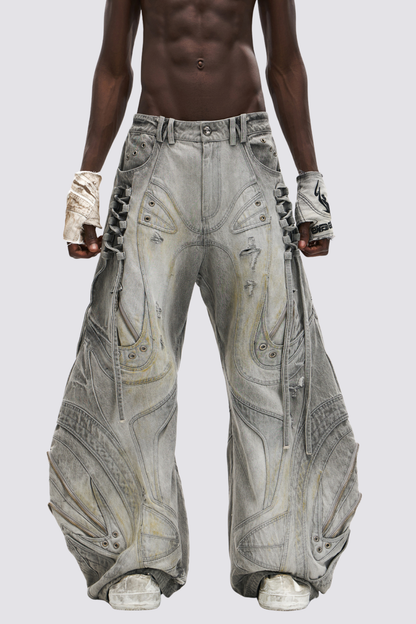 Crash Culture Wide Leg Jeans
