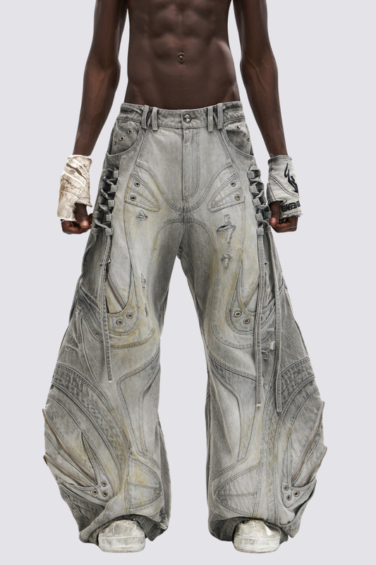 Crash Culture Wide Leg Jeans
