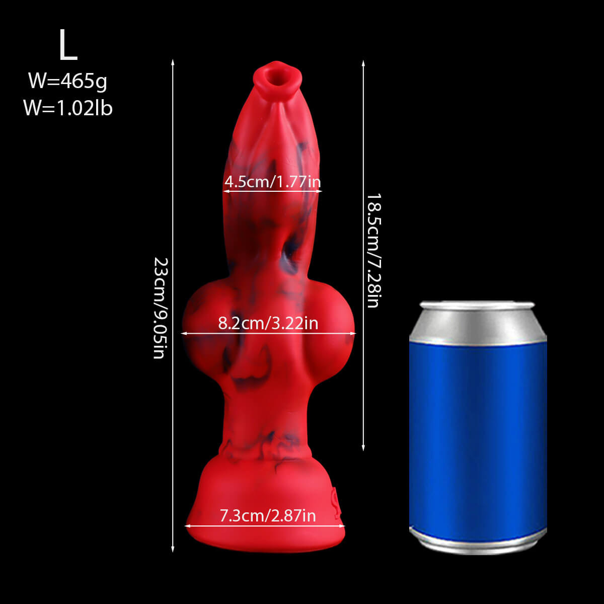 Crimwolf - Wolf Dildo - Knot Dildo - Kanis Dildo - 4 Sizes