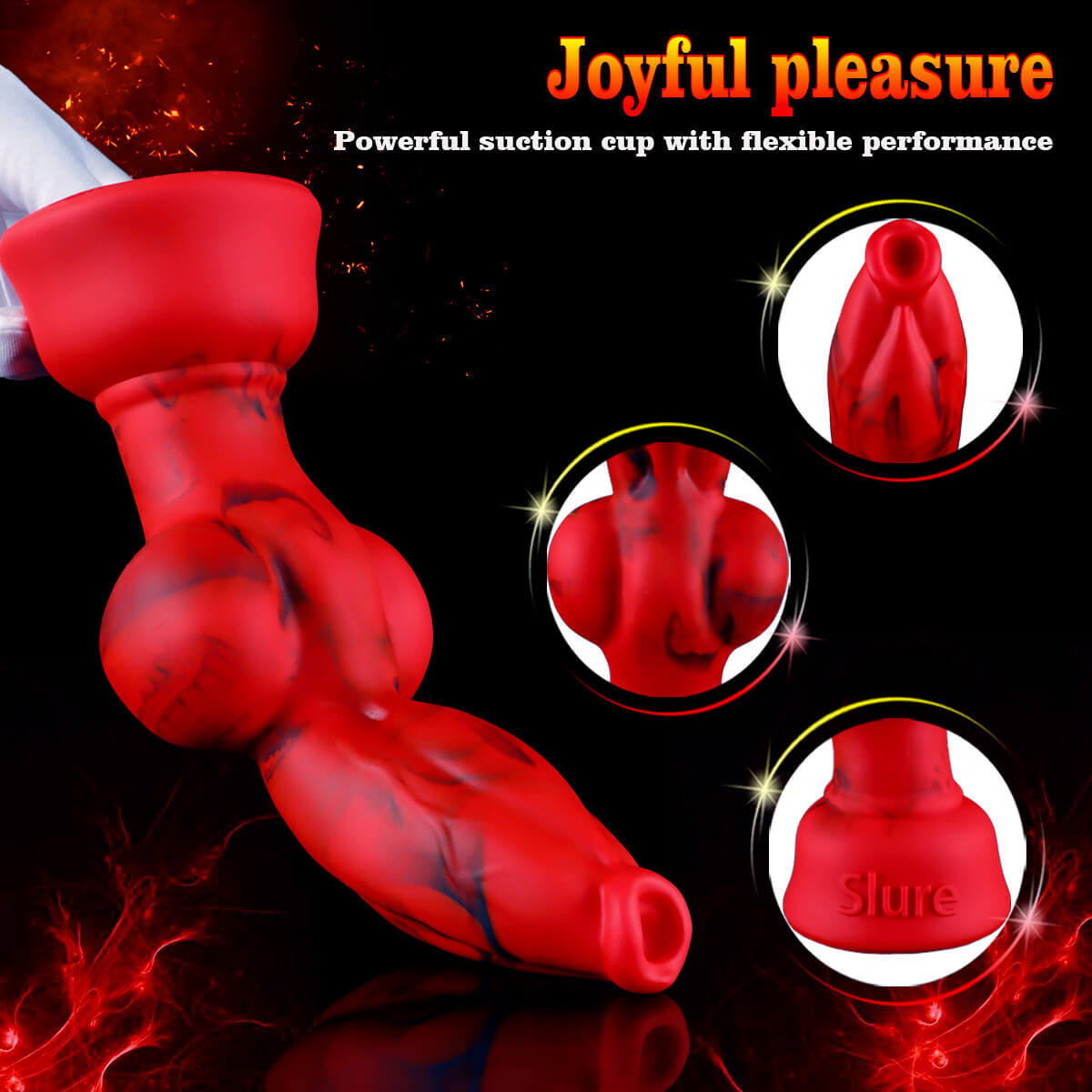 Crimwolf - Wolf Dildo - Knot Dildo - Kanis Dildo - 4 Sizes