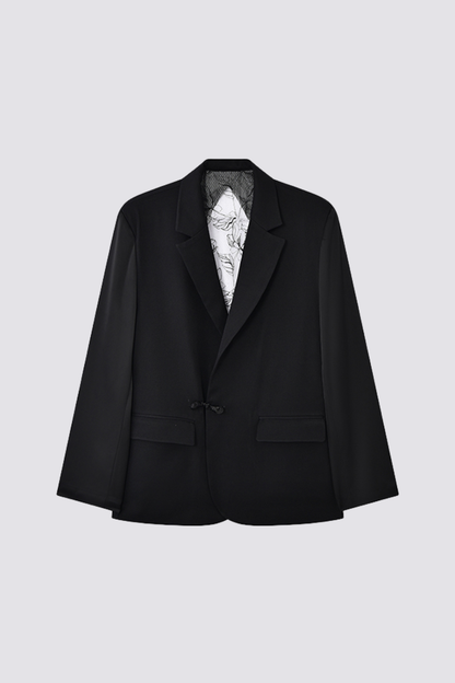 Curve Drop Backless Jacket