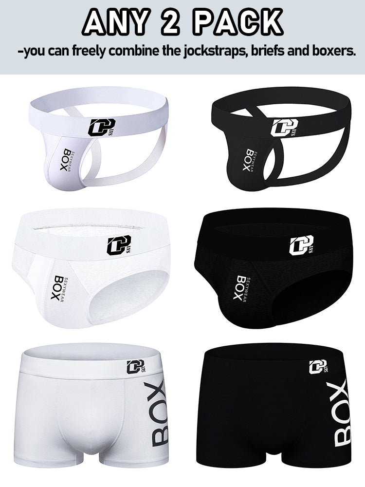 2 Pack Cotton Men's Underwear Collections