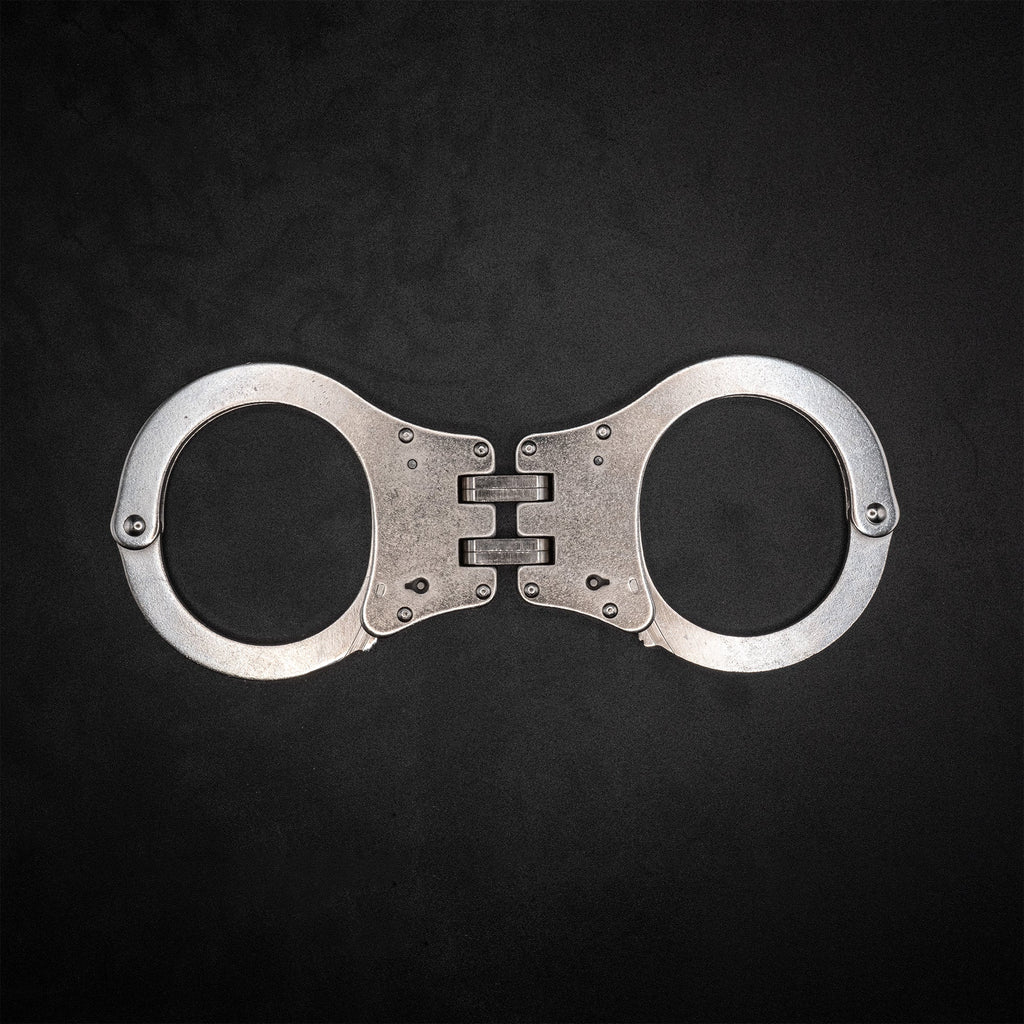 POLICE CUFFS STEEL HINGED