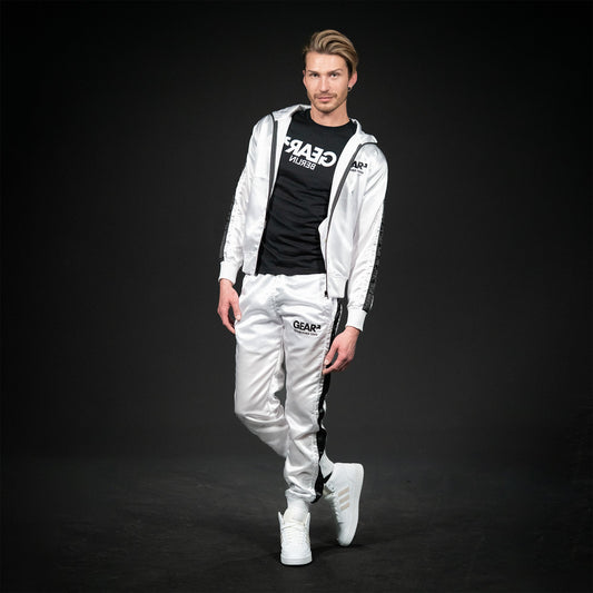 NYLON KINKSTER TRACK JACKET WHT