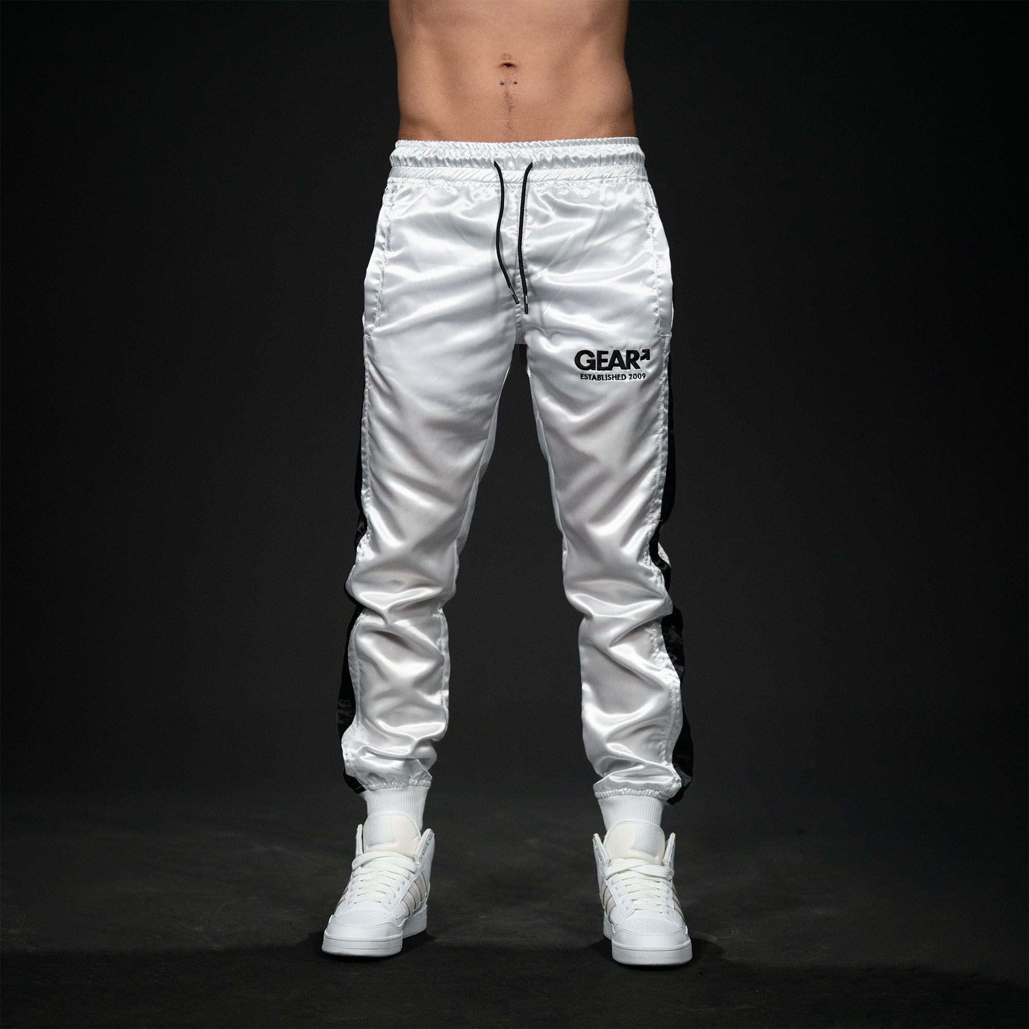 NYLON KINKSTER TRACK PANT WHT