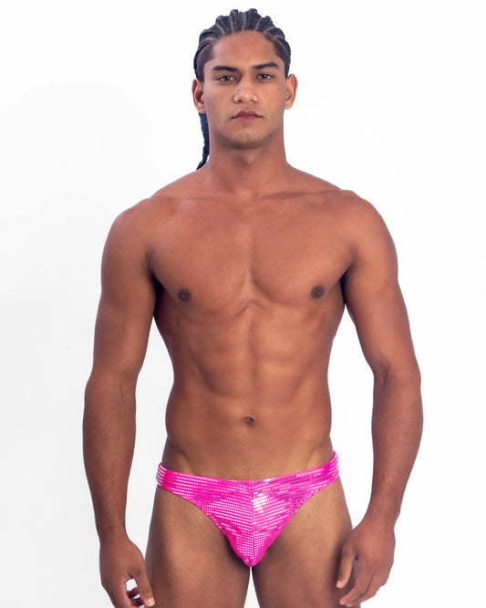 Mirrored Thong - Pink