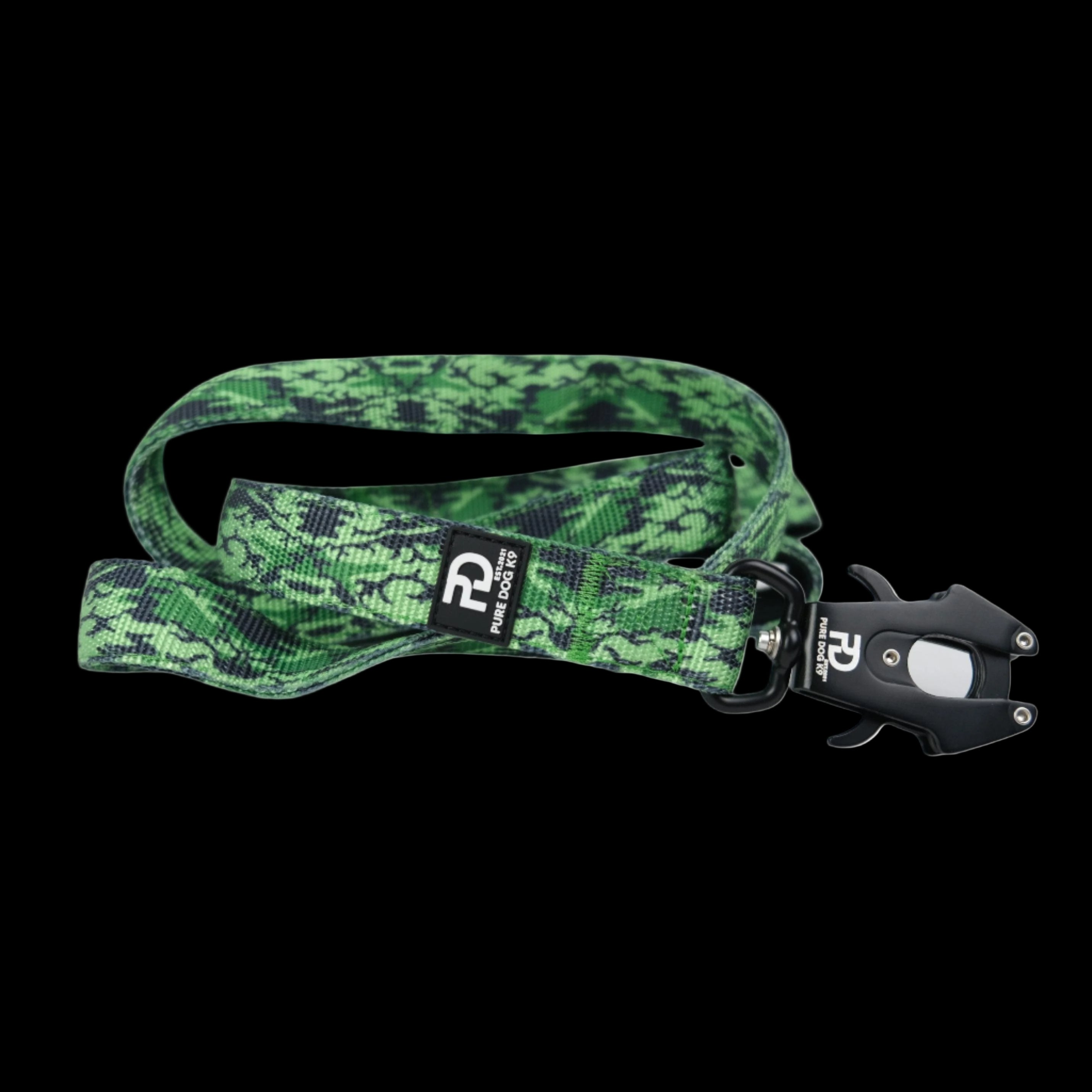 Pure Dog K9 Sport Lead Green Camo