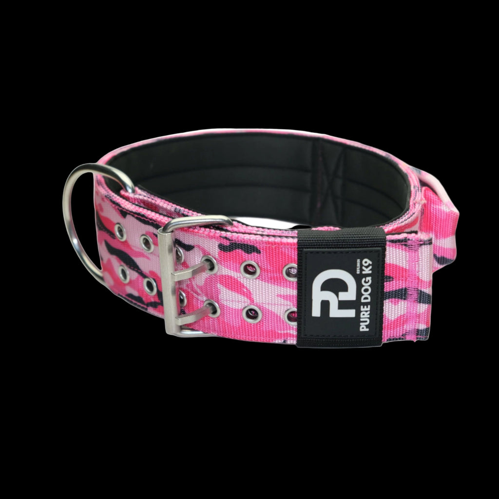 Pure Dog K9 Sport Collar Pink Camo