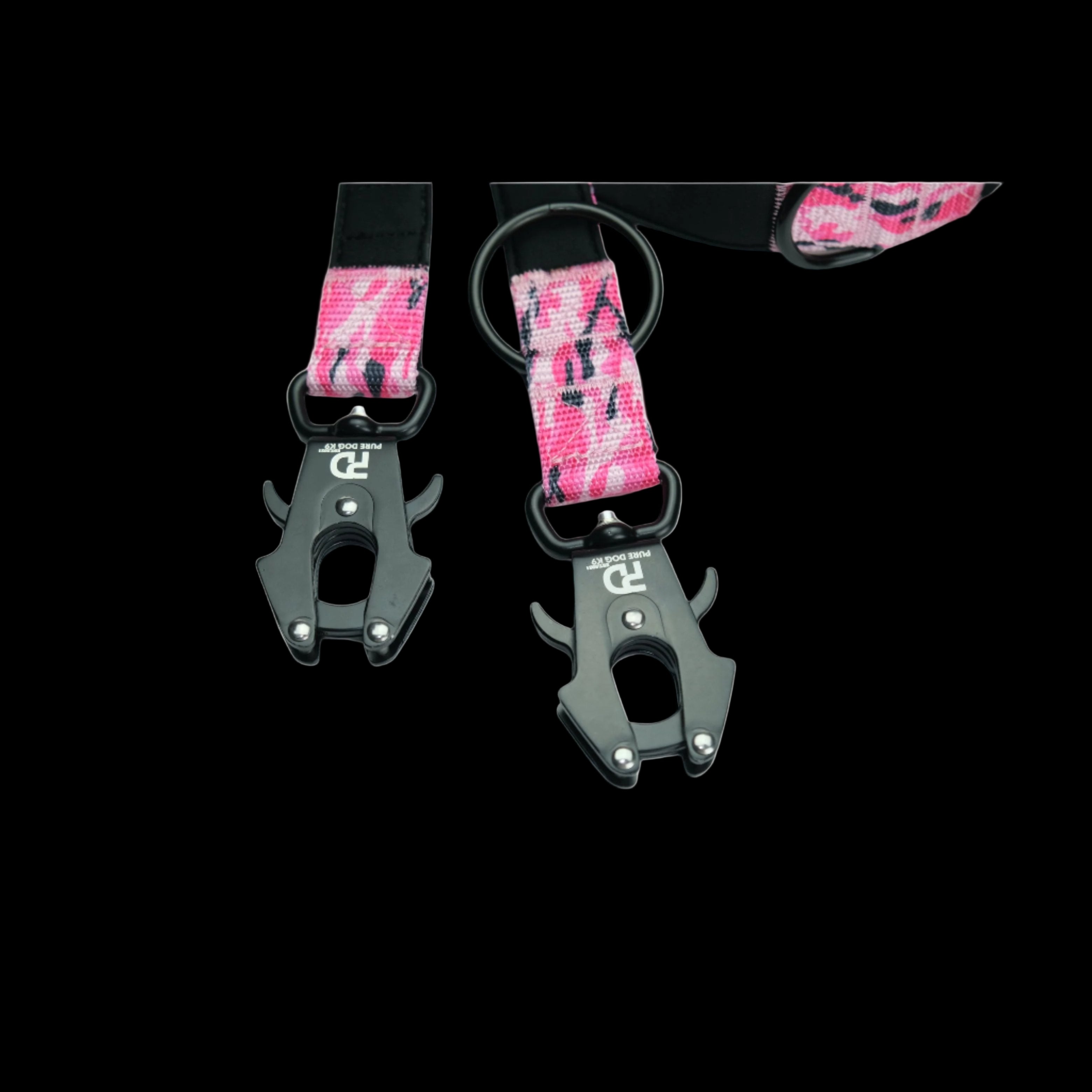 Pure Dog k9 Multifunctional Lead Pink Camo