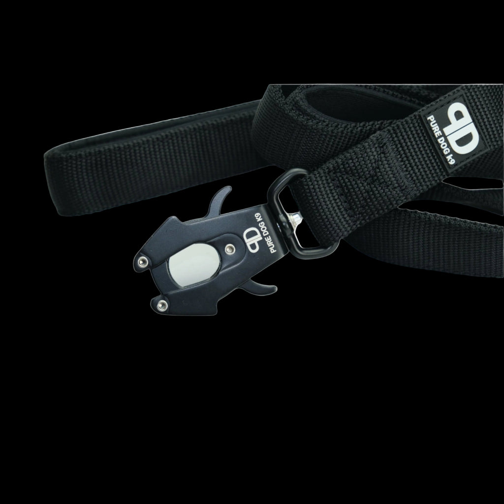 Pure Dog K9 Sport Lead Black