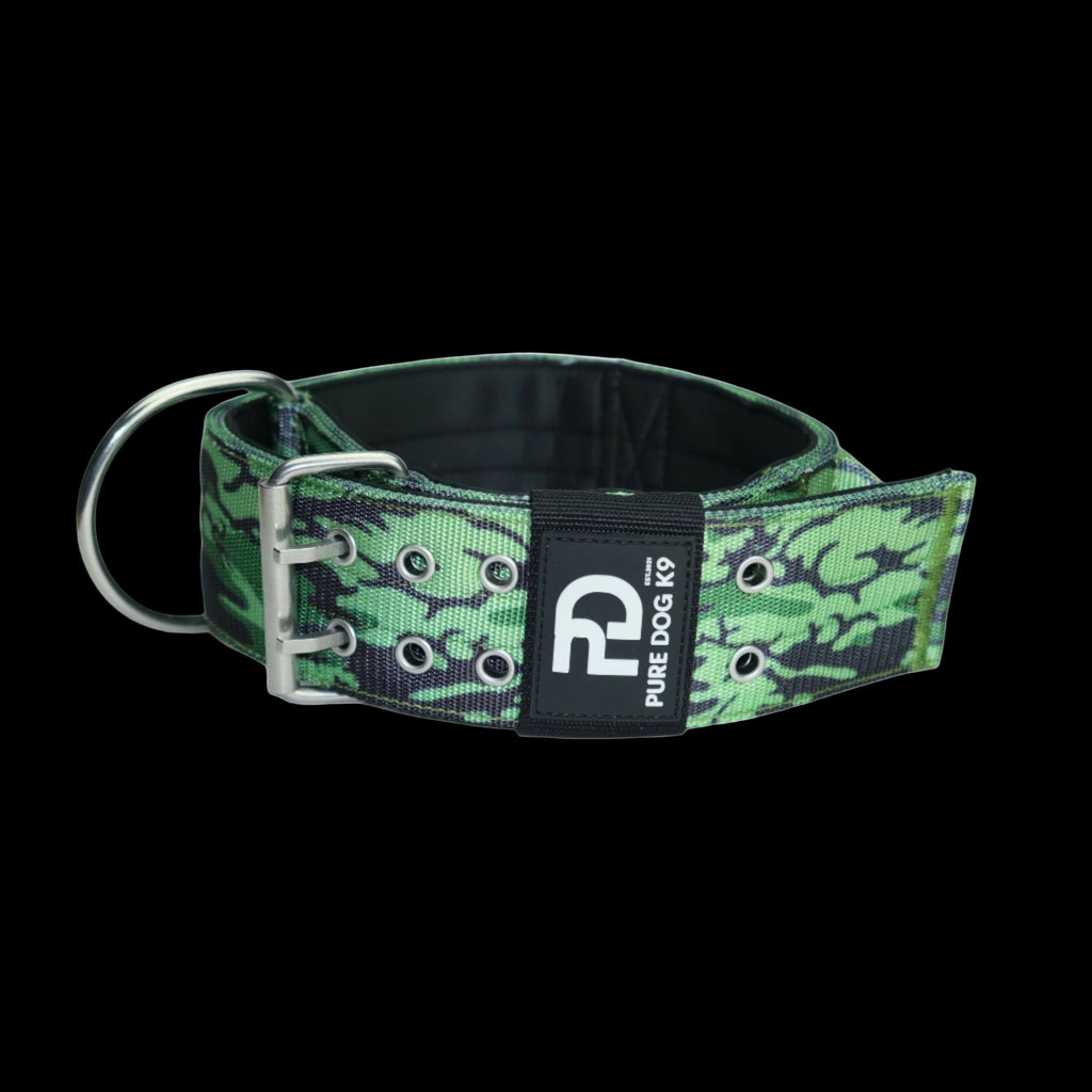 Pure Dog K9 Sport Collar Green Camo