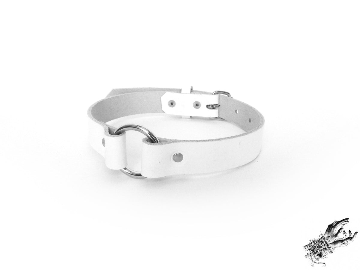 Black O Ring and Pentagram Choker