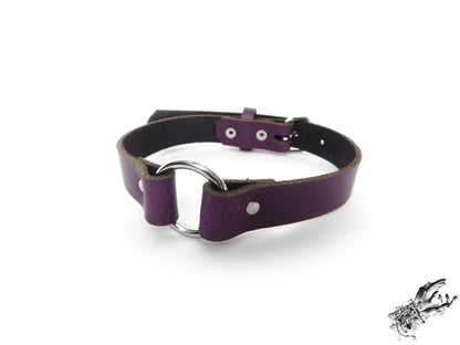 Black O Ring and Pentagram Choker