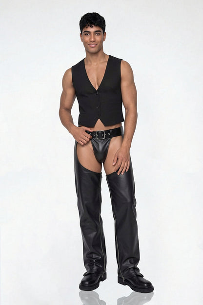 Dark Absence Crop Vest
