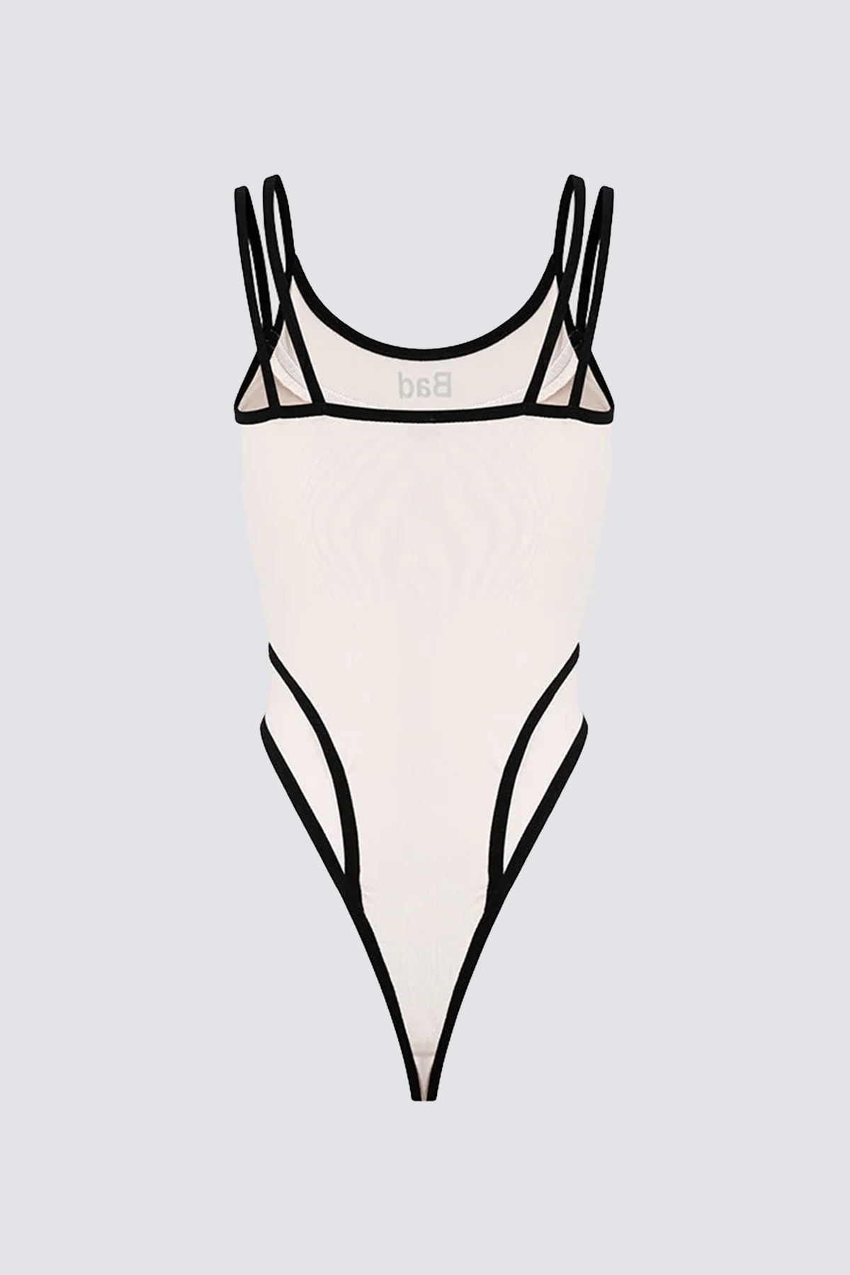 Dark Circuit Spaghetti Print Bodysuit