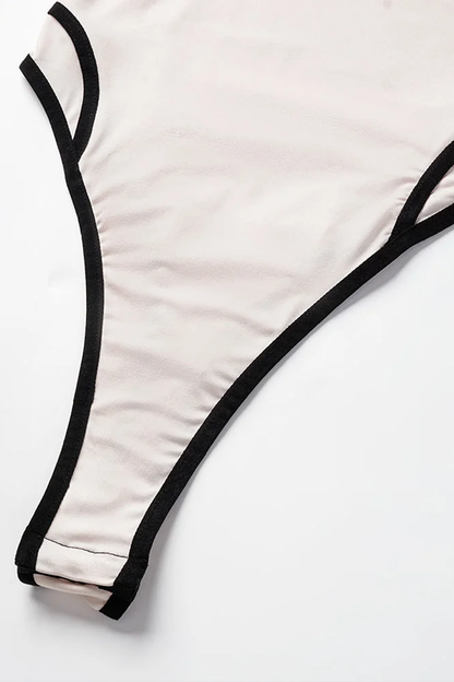 Dark Circuit Spaghetti Print Bodysuit