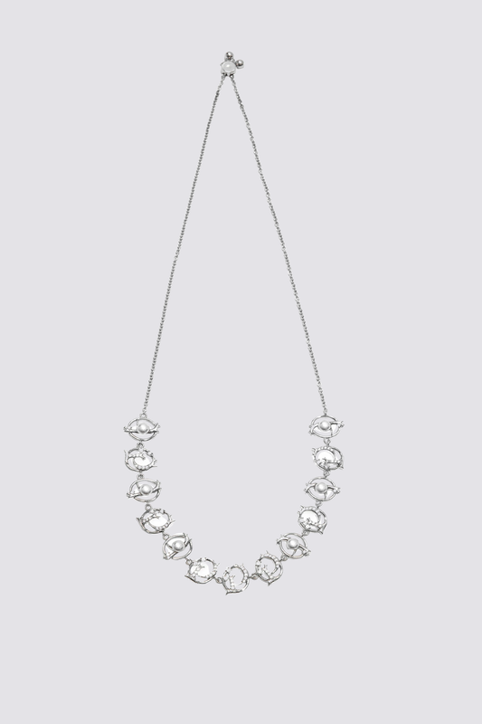 Dark Flux Metal Necklace