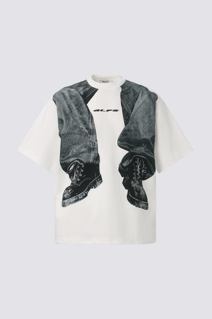 Darkened Graphic Print T-Shirt