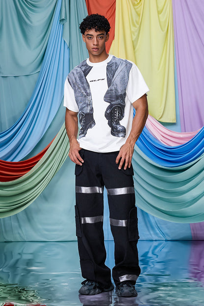 Darkened Graphic Print T-Shirt
