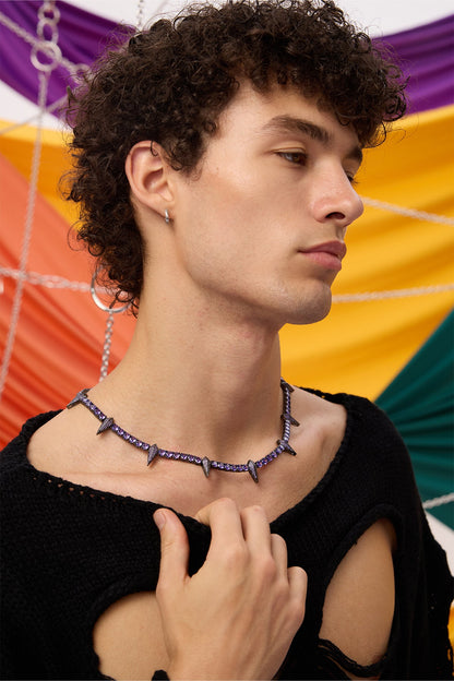 Dazzle Authority Rhinestone Necklace