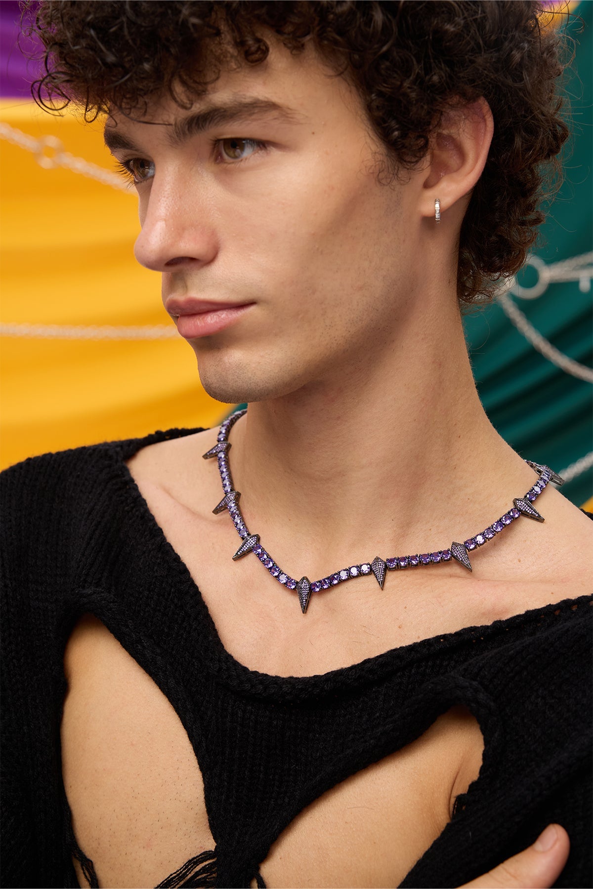 Dazzle Authority Rhinestone Necklace