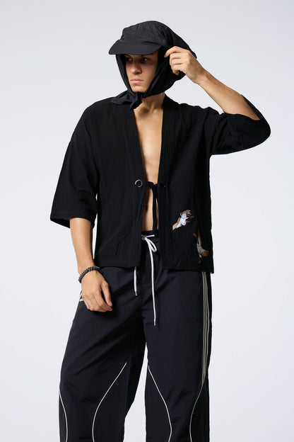 Deadpan Form Embroidered Jacket