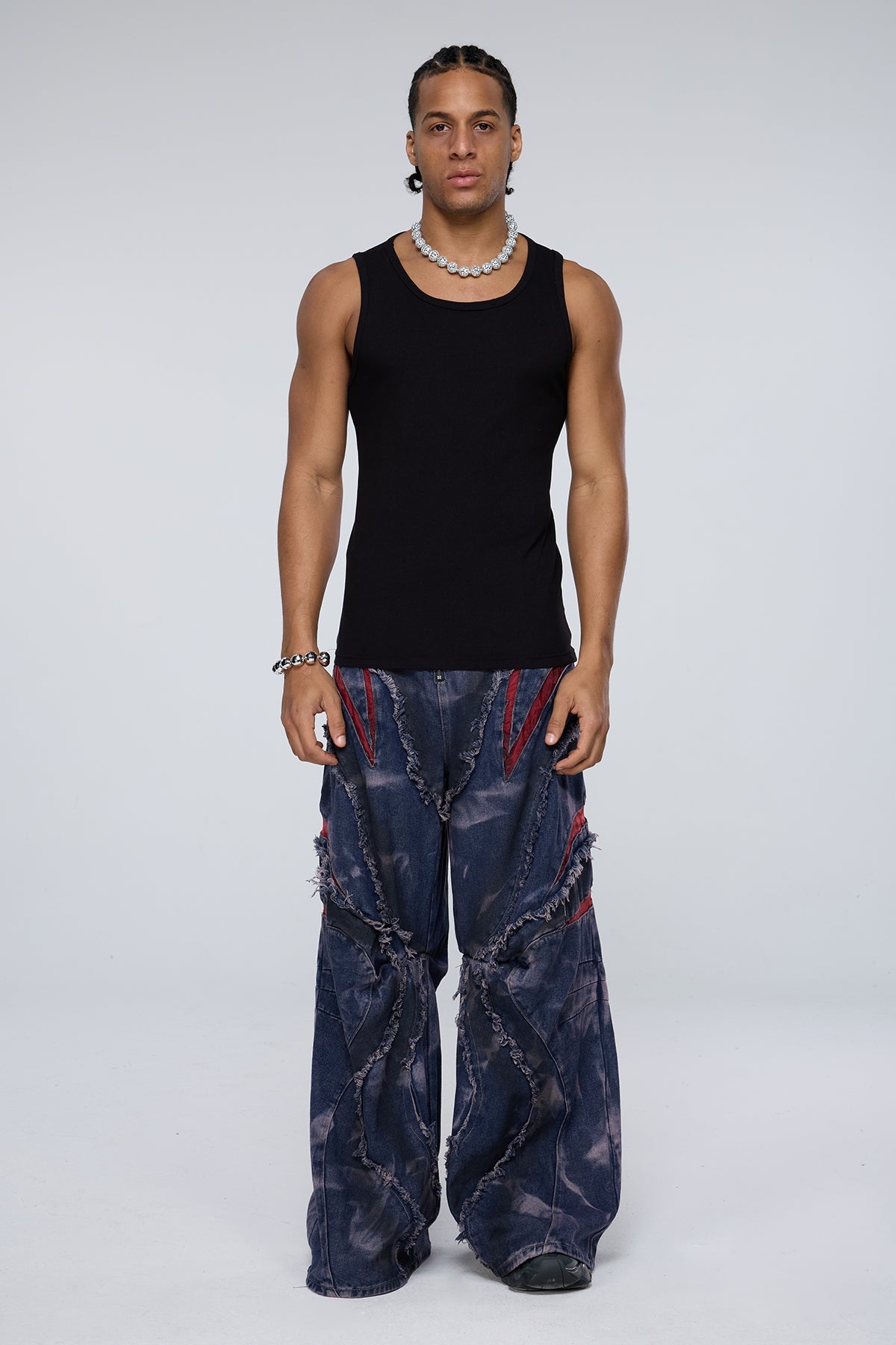 Deep Raven Tank Top Black