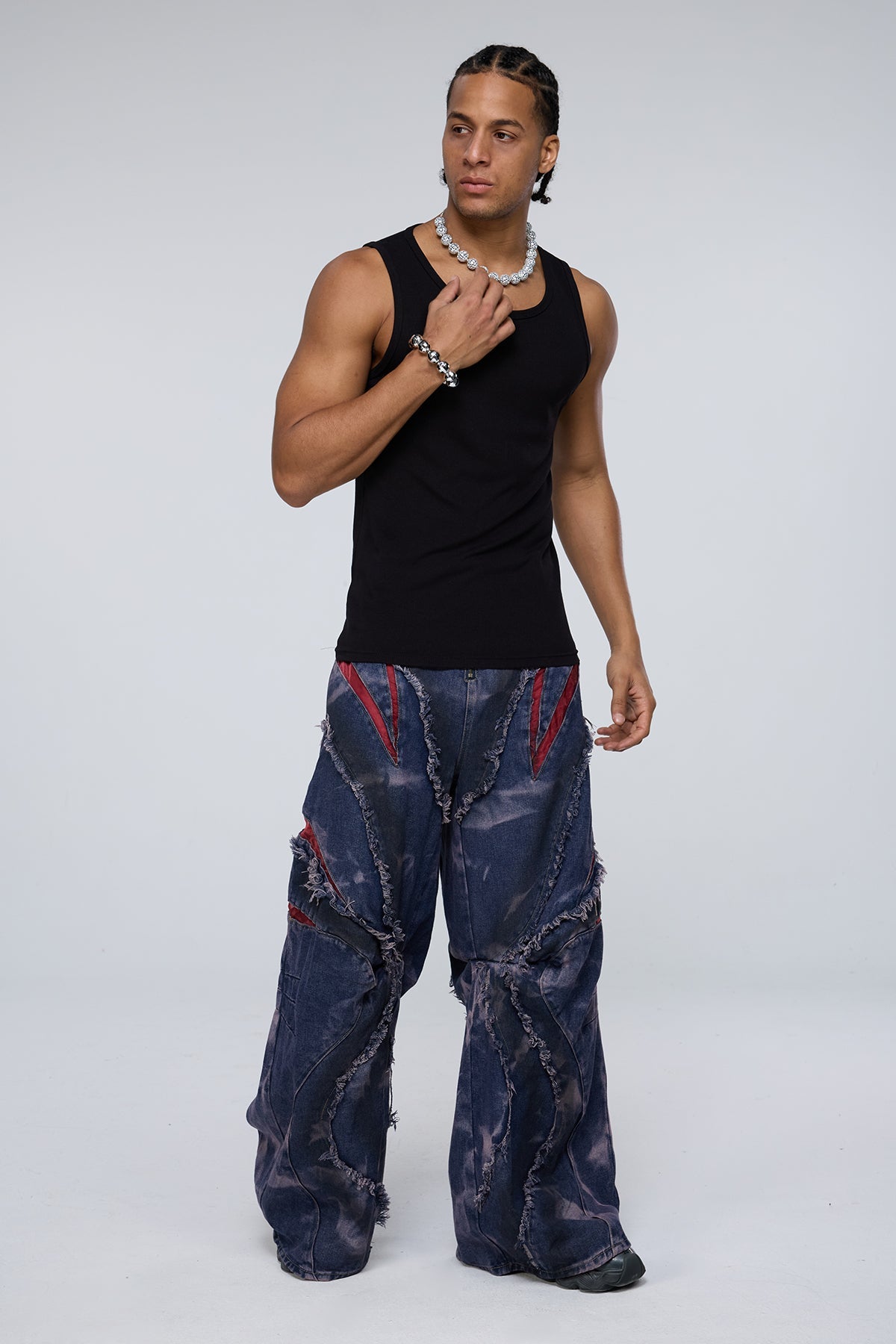Deep Raven Tank Top Black