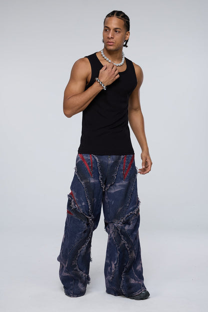Deep Raven Tank Top Black