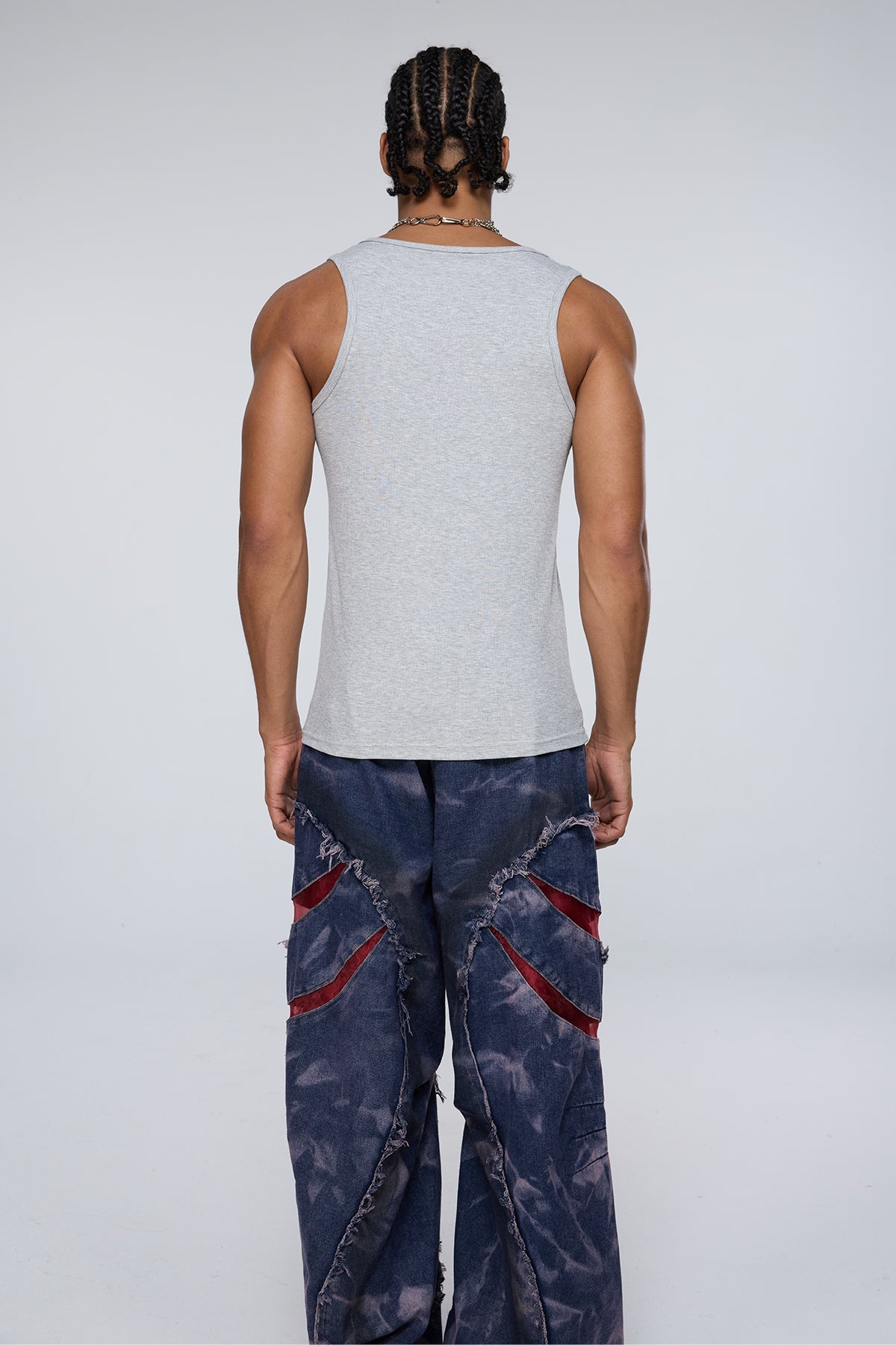 Deep Raven Tank Top Grey