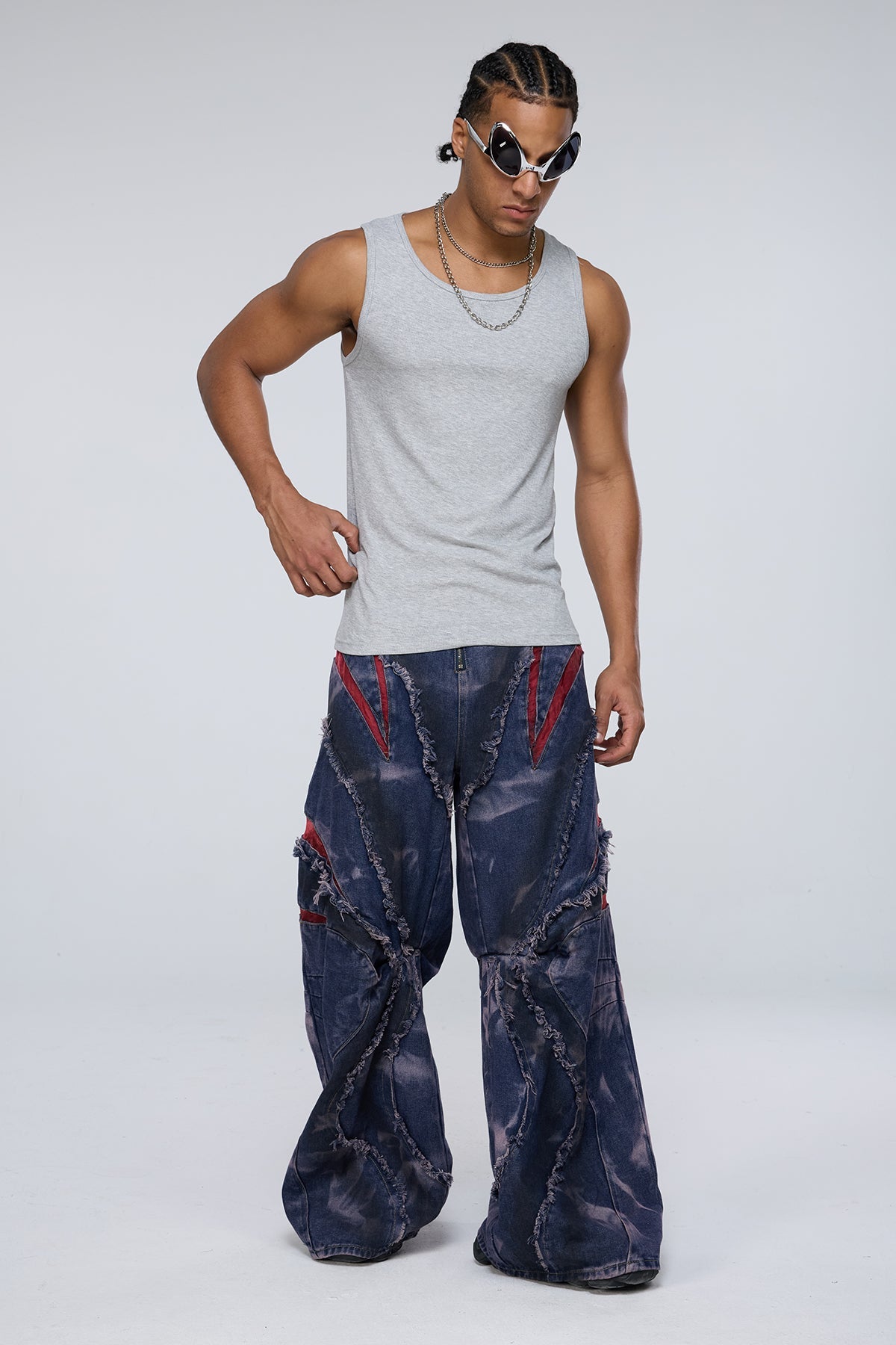 Deep Raven Tank Top Grey
