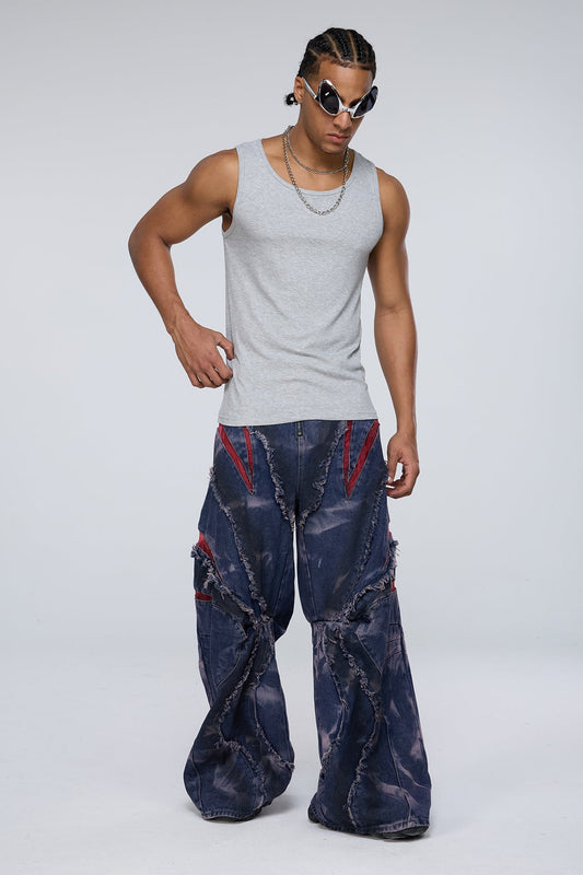 Deep Raven Tank Top Grey