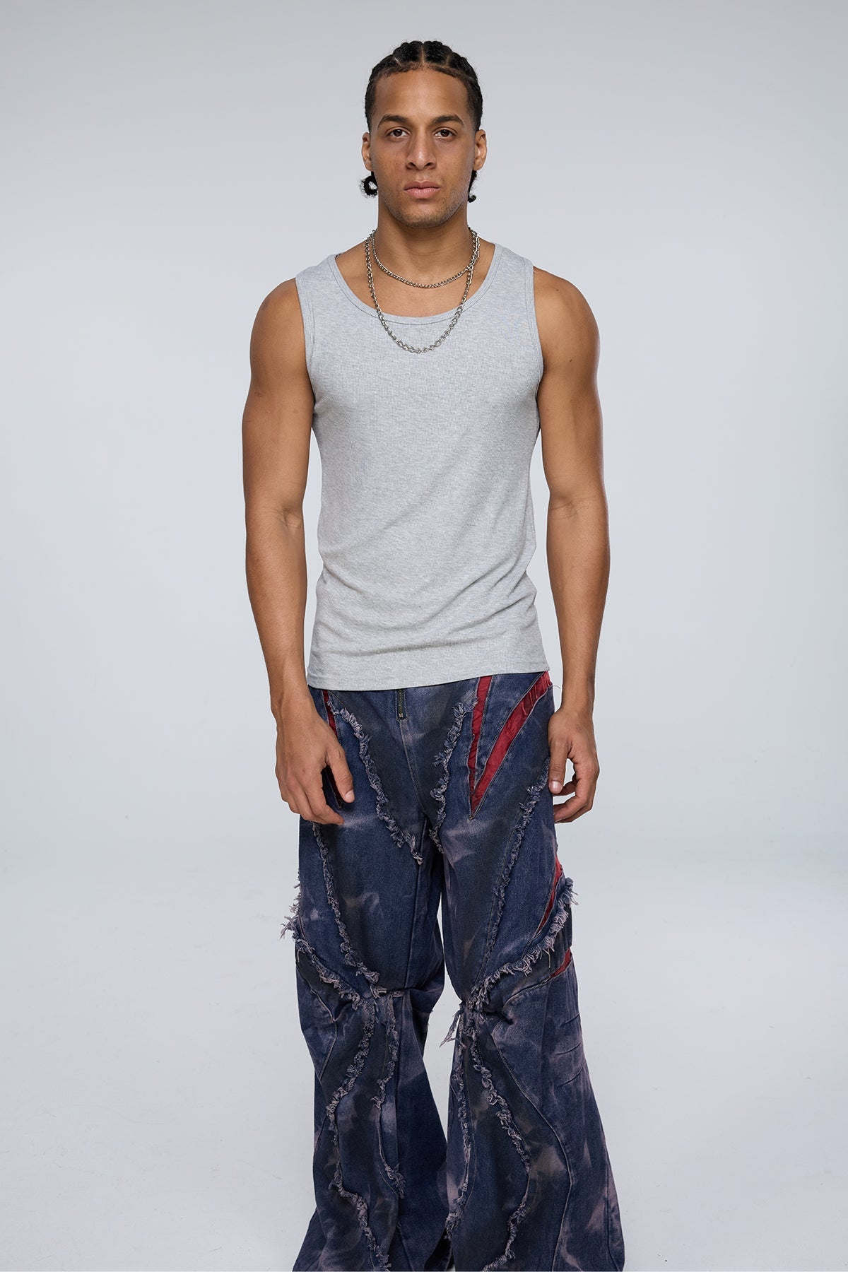 Deep Raven Tank Top Grey