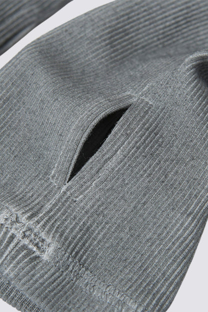 Dense Night Deconstructed Long Sleeve Top