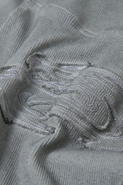Dense Night Deconstructed Long Sleeve Top