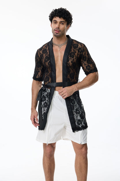 Desire Form Lace Shorts Set