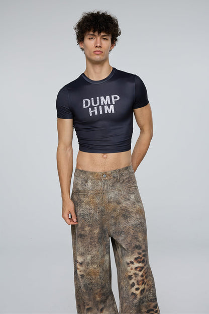 Digital Lift Print Crop Top