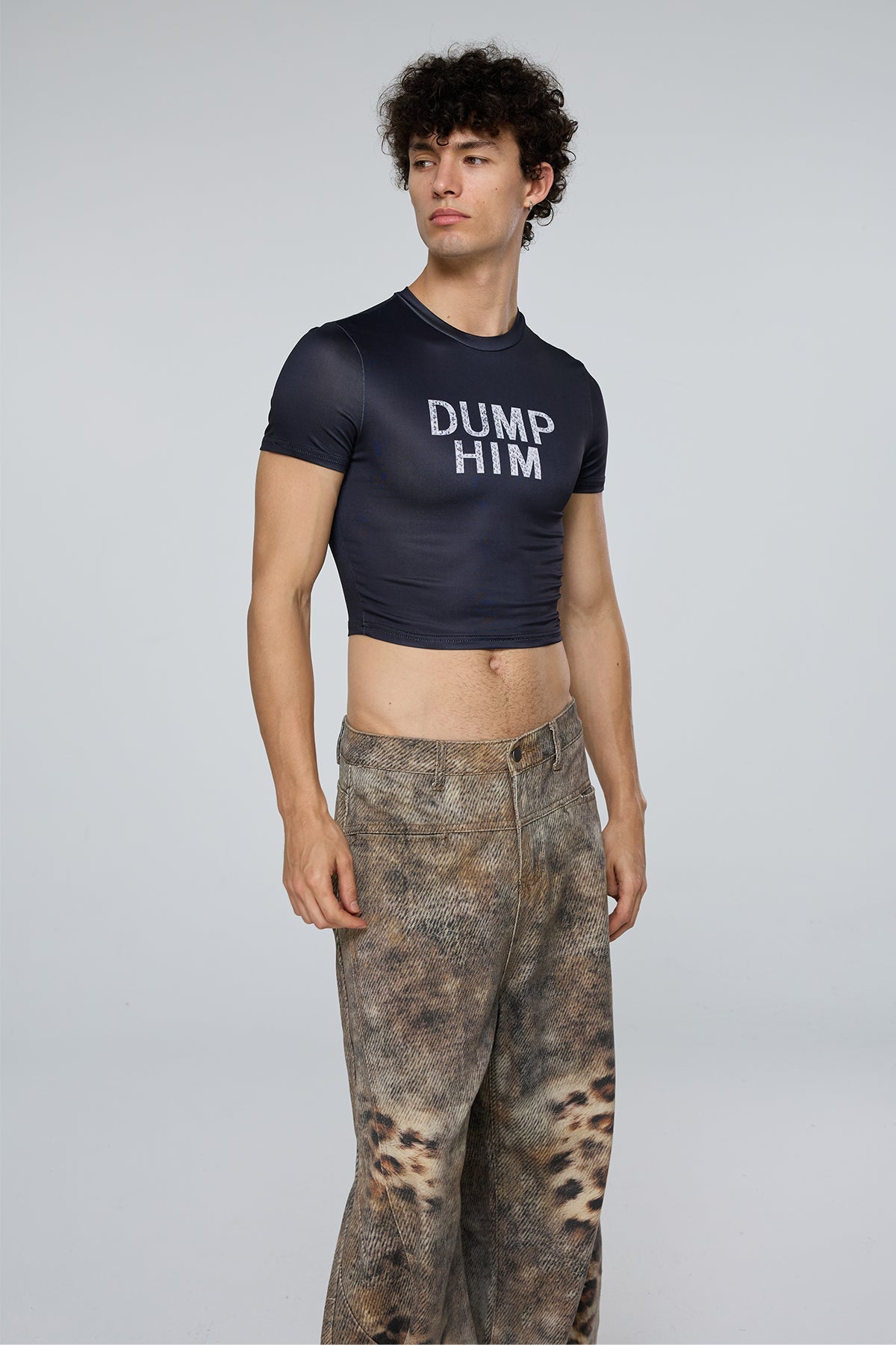 Digital Lift Print Crop Top