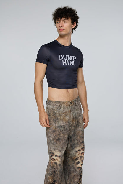 Digital Lift Print Crop Top