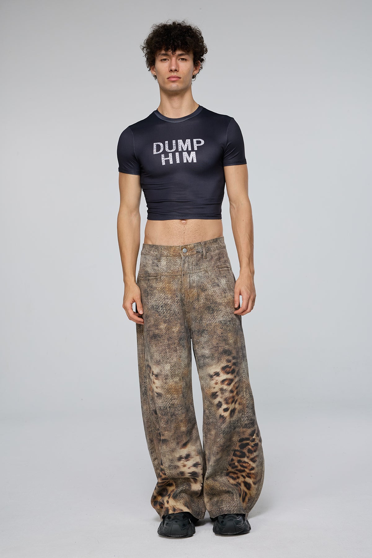 Digital Lift Print Crop Top