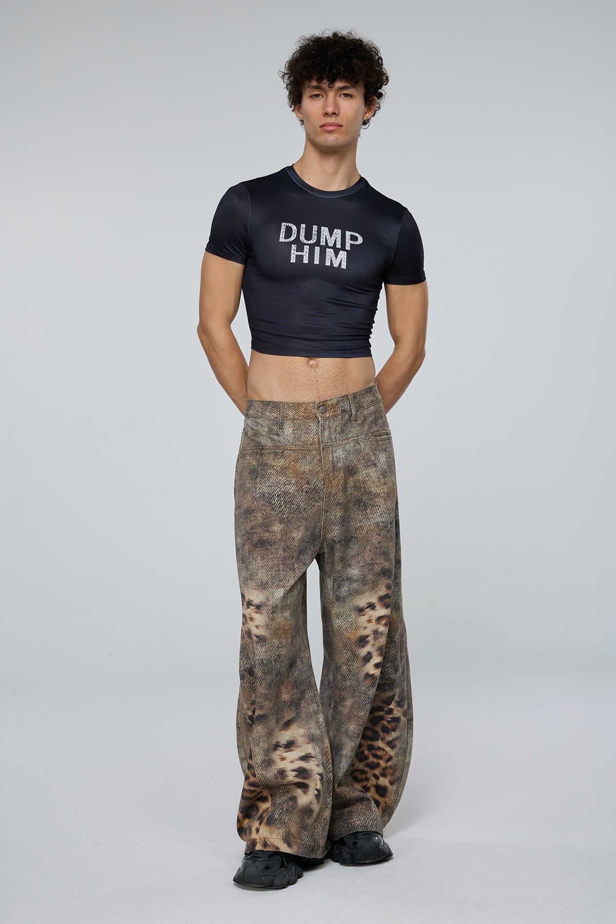 Digital Lift Print Crop Top