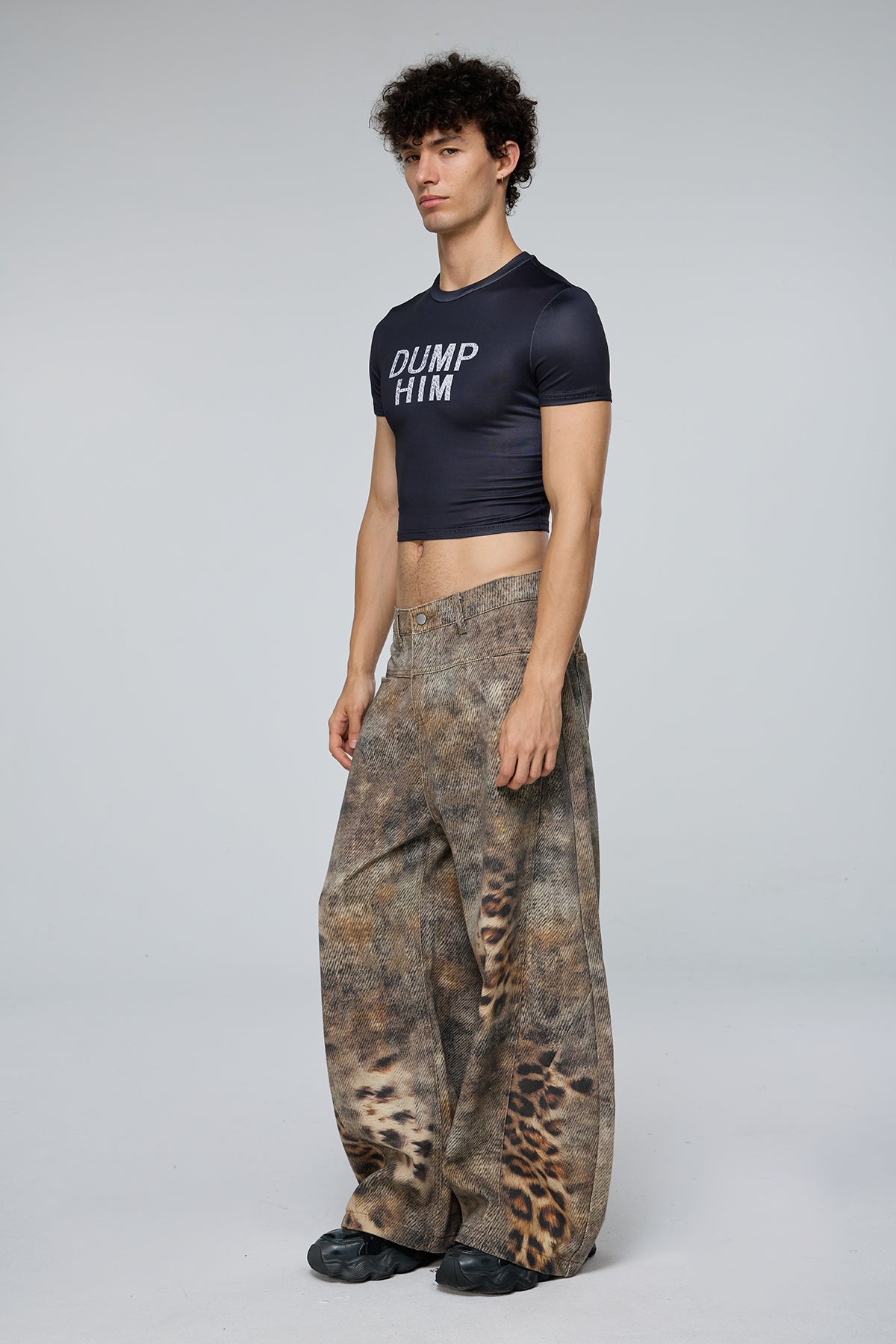 Digital Lift Print Crop Top