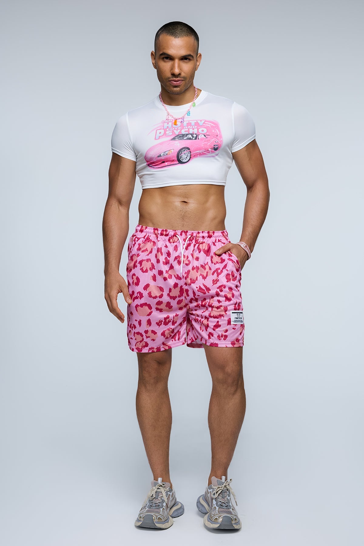 Digital Press Print Crop Top