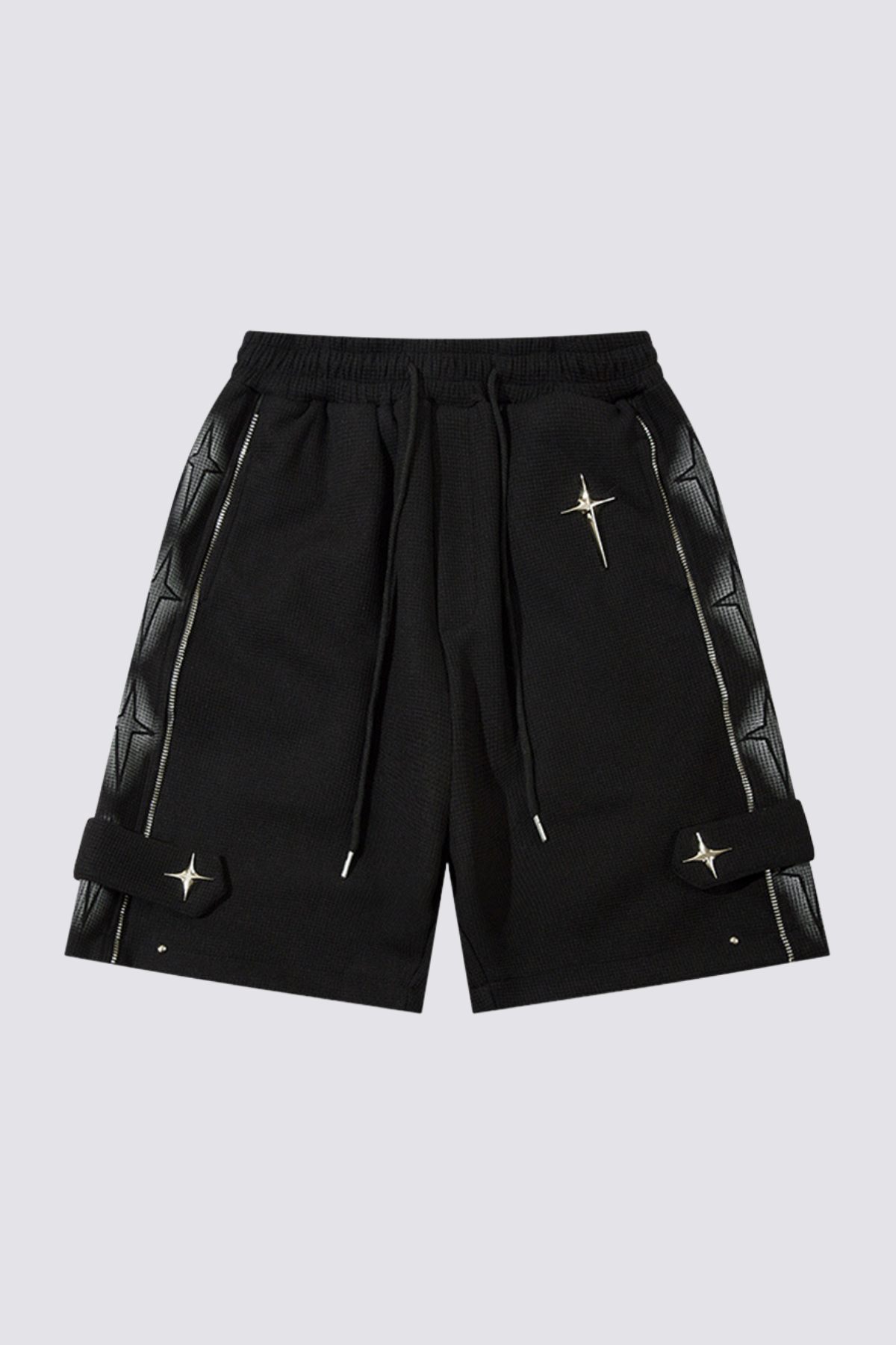 Digital Taper Zipper Shorts