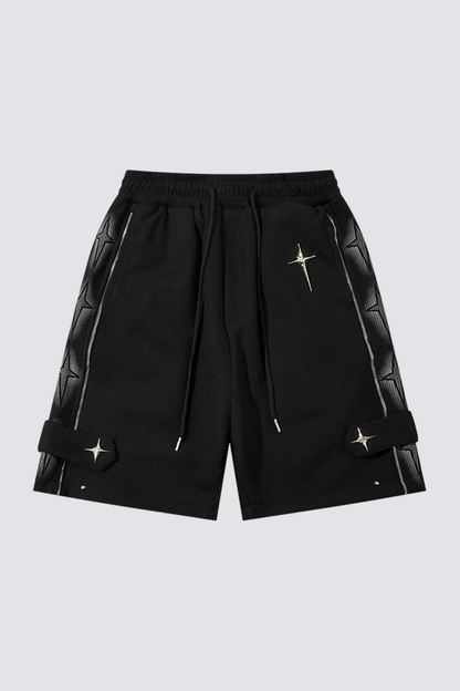 Digital Taper Zipper Shorts