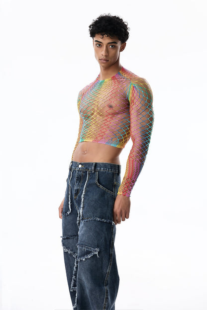 Drama Love Long Sleeve Crop Top