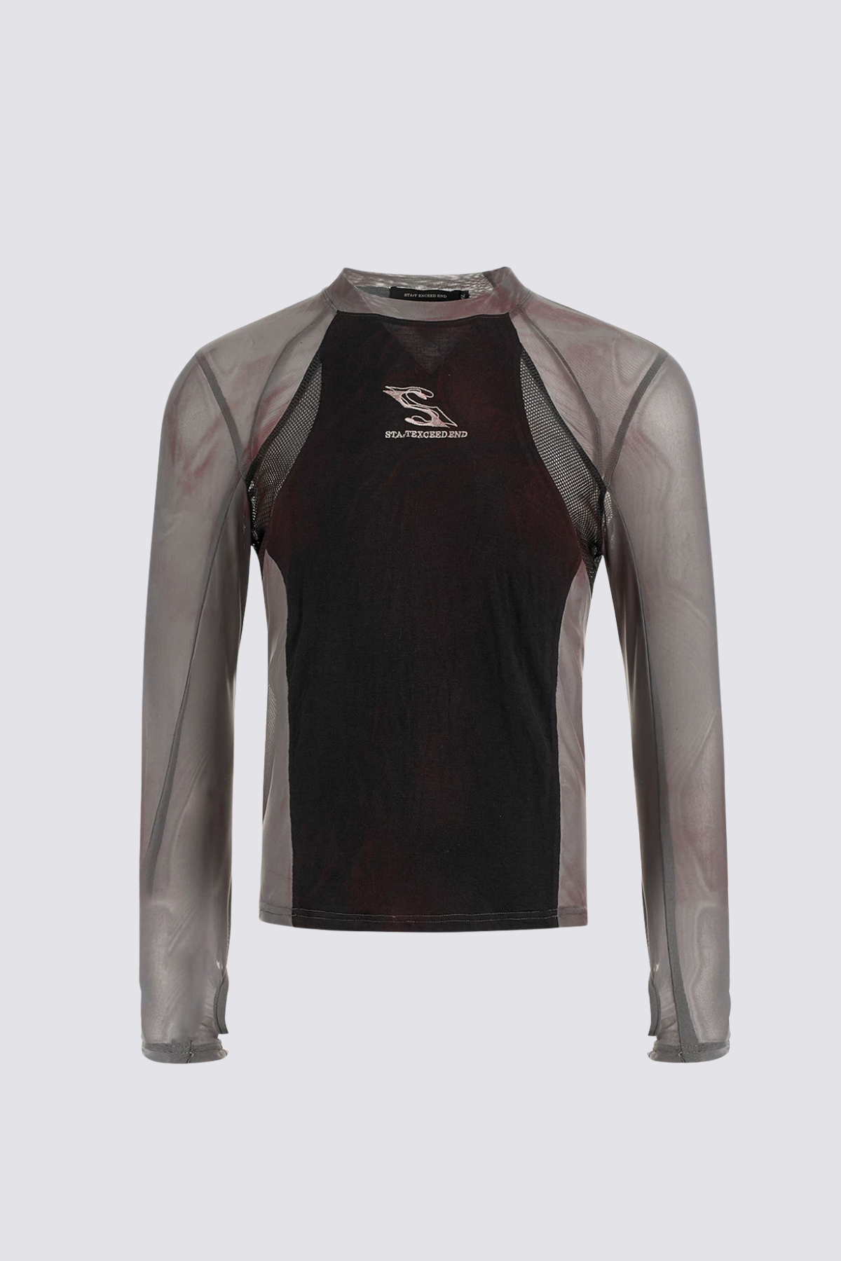 Dual Flow Mesh Splicing Top