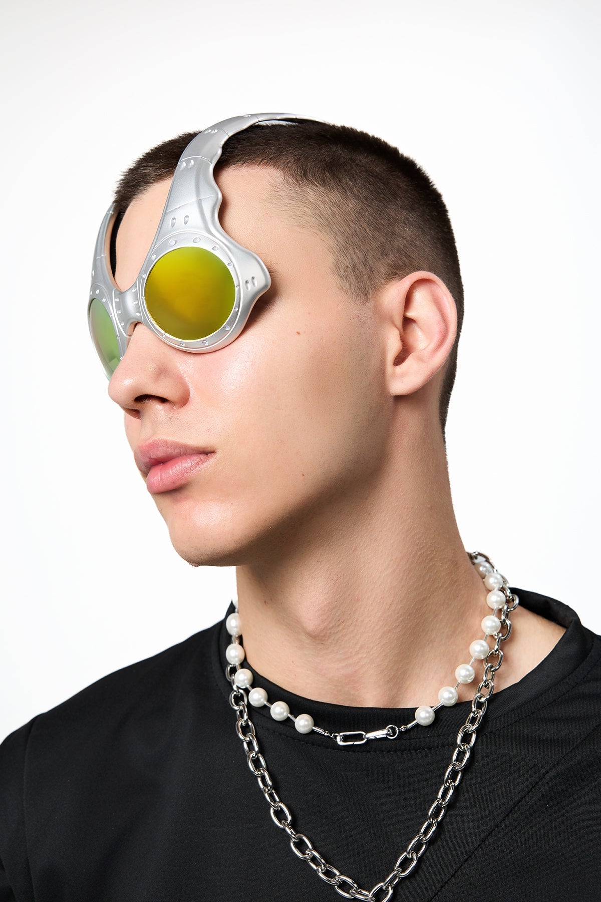 Dusk Augen Round Plastic Sunglasses