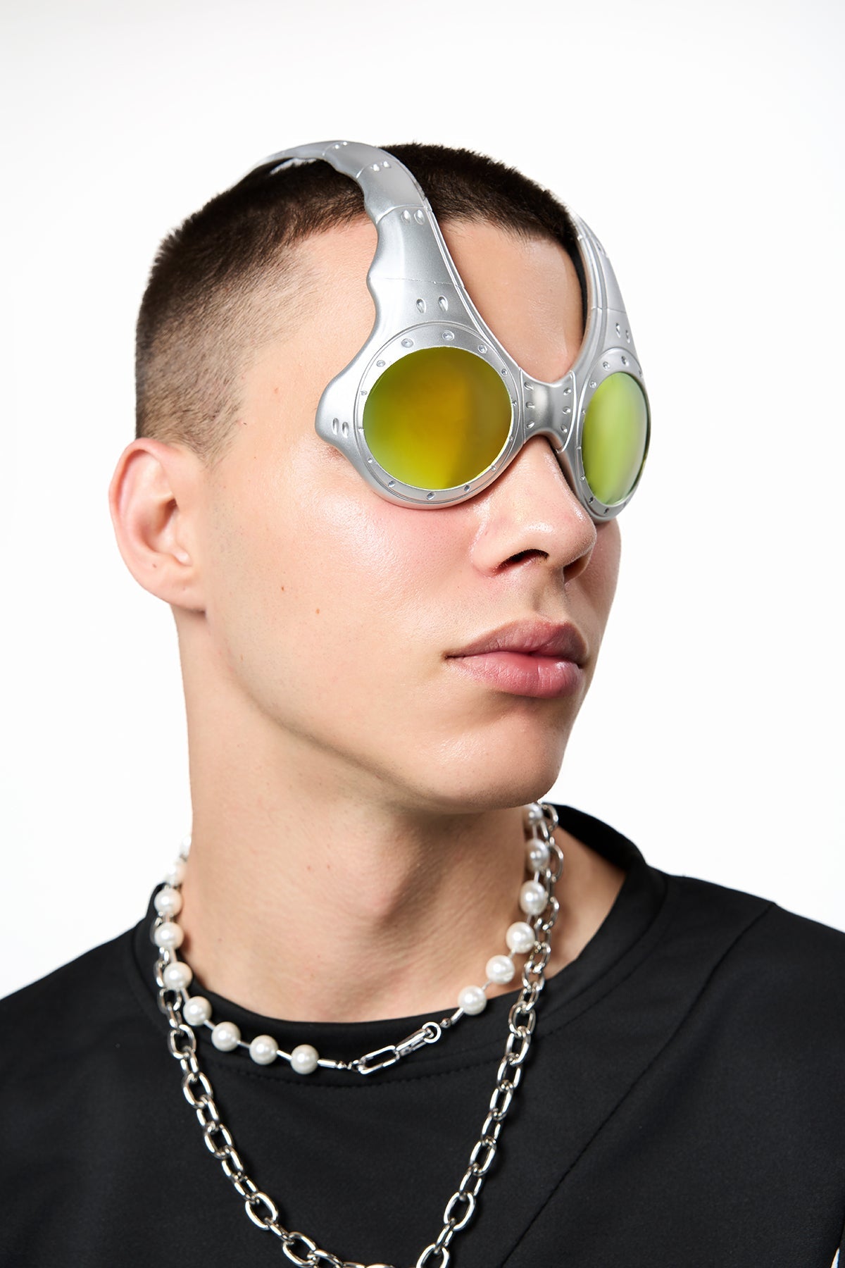Dusk Augen Round Plastic Sunglasses