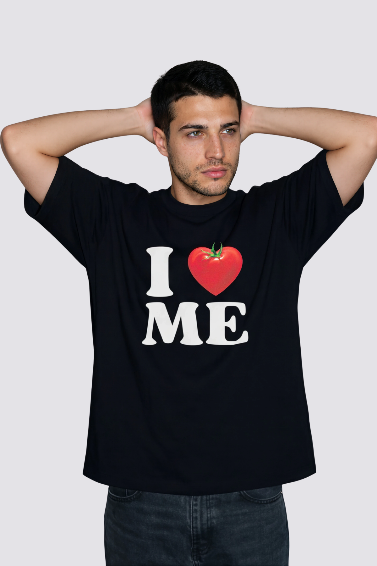 Dust Fold Print T-Shirt Black